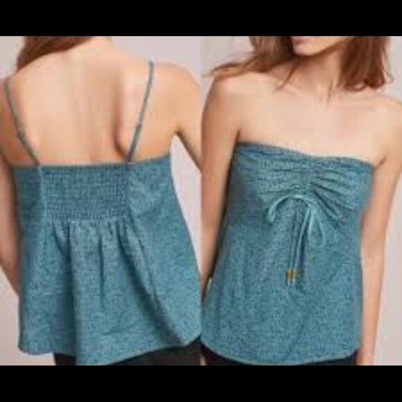 MAEVE ANTHROPOLOGIE CANNES 100% COTTON‎ TANK SIZE 12 - Picture 1 of 6